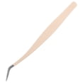 thumbnail image 2 of Miangastore Precision Eyelash Tweezers with Bent Tip for False Lashes Multi-Functional Makeup Tool for Easy Application and Removal Beige, 2 of 8