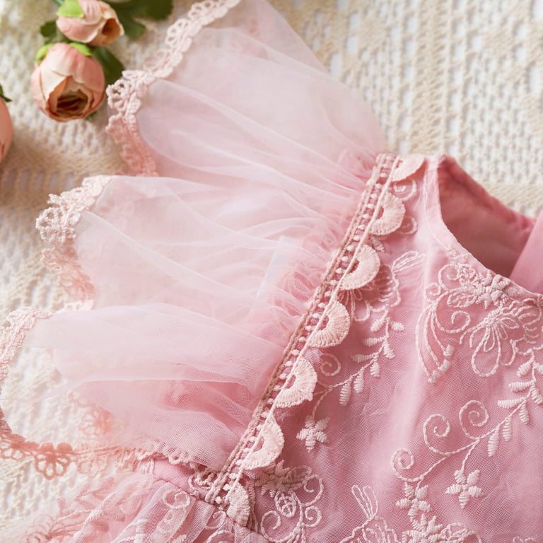 Fsqjgq Baby Girl Clothes Mommy and Me Easter Outfits Cute Sequin Dress for  Girls Pink Child Girls Tulle Pageant Dress Party Bowknot Fly Sleeve Lace  Embroidery Gown Dresses 130 - Walmart.com