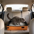 thumbnail image 1 of Foldable Travel Litter Box, Portable Cat Toilet With Waterproof Inner Layer, for Camping and Hotel Stays, Orange, 1 of 6