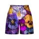 thumbnail image 5 of Mujeres Pantalones Cortos con Bolsillos Impresos Detalle Vendaje, Casual Y Suelto Ajuste Pantalones Cortos de las Mujeres para el Verano, 5 of 5