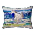 thumbnail image 1 of Betsy Drake ZP957 20 x 24 Po Cheval et Surf Extra Grand Oreiller à Fermeture Éclair, 1 of 1
