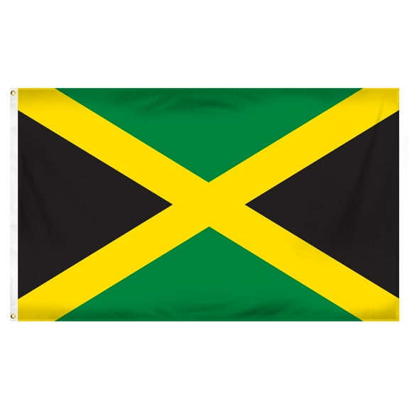 Jamaica 3ft x 5ft Printed Polyester Flag