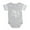 Heather Gray, variant on CafePress - Gothic Skull Initial P - Cute Infant Baby Football Bodysuit