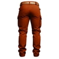 thumbnail image 3 of Vintage Cargo Pants for men with Multi Pockets and Straight Leg, Rugged Cargo Pants for Hiking Camping Fishing Outdoor Work Yard Tasks Weekend Adventures Trail Walks Wine XXXL, 3 of 3