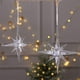 thumbnail image 3 of DIY materials Christmas decorations snowflakes dress up Christmas tree scene package holiday supplies layout pendant props crystal snowflake string, 3 of 5