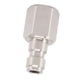 thumbnail image 3 of Adaptador de acoplamiento hembra NPT 1/8 de pulgada ANGGREK Acero inoxidable 304, 3 of 8