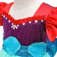 thumbnail image 4 of Girls Mermaid Party Dress Kids Princess Dress Up Costume Pageant Birthday, 4 of 7