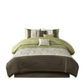 thumbnail image 2 of GDF Studio 7-Piece Embroidered Comforter Set, Elegant Transitional Bedding, King Size, Green, 2 of 9