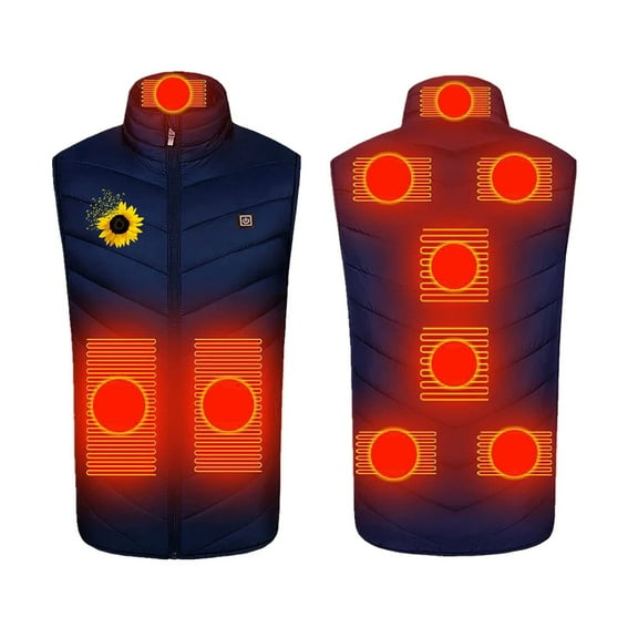 yievot Upgraded Heated Vest for Men and Women, Smart Electric Heating Vest, Lightweight Heated Jacket (Battery Not Included)