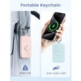 thumbnail image 2 of Power Bank RORRY Rosa 10000mAh Bateria Recargable con Cables Integrados para iPhone y Apple Watch, 2 of 6