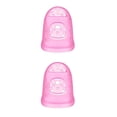 thumbnail image 3 of Methold Silicona guitarra puntas de los dedos protectores de dedos ukelele Fingerstall transparente no alergénico reutilizable instrumentos Rosa XS 2piezas, 3 of 6