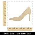 thumbnail image 2 of High Heel Pump Shoe Wood Shape Unfinished Piece Cutout Craft DIY Projects - 6.25 Inch Size - 1/8 Inch Thick, 2 of 7