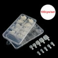 thumbnail image 4 of Xingzhi Toe Nail Tips Transparent Lightweight Wear-resistant Different Colors High-ranking Long Service Life Magnificent Fake Sticker Natural Color, 4 of 9