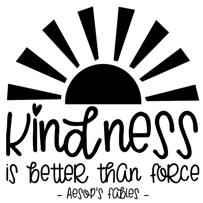 Heart Words of Kindness - Kindness - Sticker