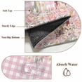 thumbnail image 2 of Valentine's Day Round Rug 6ft Washable Circle Kitchen Rugs Non Slip Pink Gnomes Rose Flowers Buffalo Plaid Large Area Rug Indoor Floor Carpet for Bedroom Living Room Home Office Dining Room Nursery, 2 of 8
