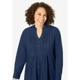thumbnail image 4 of Woman Within Plus Size Perfect Pintuck Tunic, 4 of 6