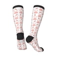 thumbnail image 5 of Lsque Rabbit Is And Carrots Printed Crew Socks Men's Women's LightWeight Thin Casual Calf Socks ,Knee High Socks,Cotton Socks, 5 of 9