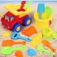 thumbnail image 4 of Juego De Herramientas De Playa De 14 Uds., Juguetes De Arena Para Niños, Herramientas De Playa De Agua Divertidas, Pala De Arena Y Cubo, Juego De Juguetes, Regalos Guardurnaity OD016669-01, 4 of 6