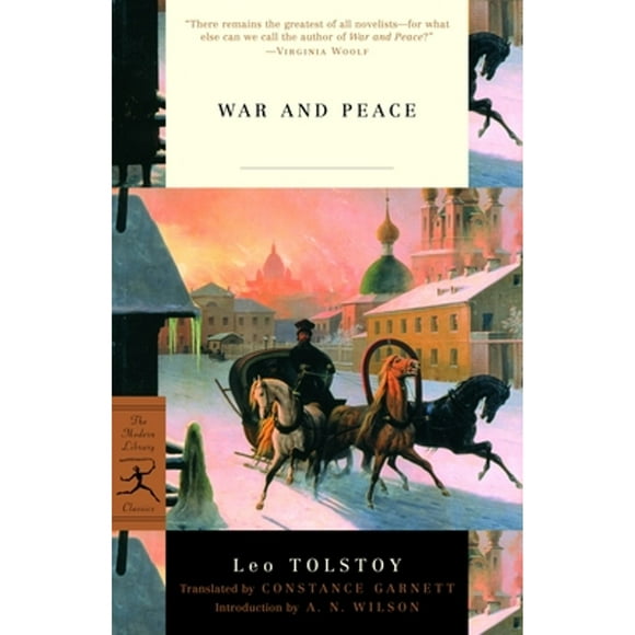 Pre-Owned War and Peace (Paperback 9780375760648) by Leo Tolstoy, A N Wilson, Constance Garnett