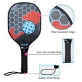 thumbnail image 4 of Pickleball Rackets,With Balls And Pickleball Paddles Set Siuke Balls And Mesh Red Set Of 2 Wooden Pickleball With Paddles Set Of Pickleball With Balls Outdoor Indoor Men 2 Pickleball Balls, 4 of 6