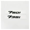 thumbnail image 5 of 2023 Glossy Black Letters735i 740i 760i 735Li XDrive Emblem Fit For BMW 7 Series Car Trunk Rear Car Logo Sticker, 5 of 5