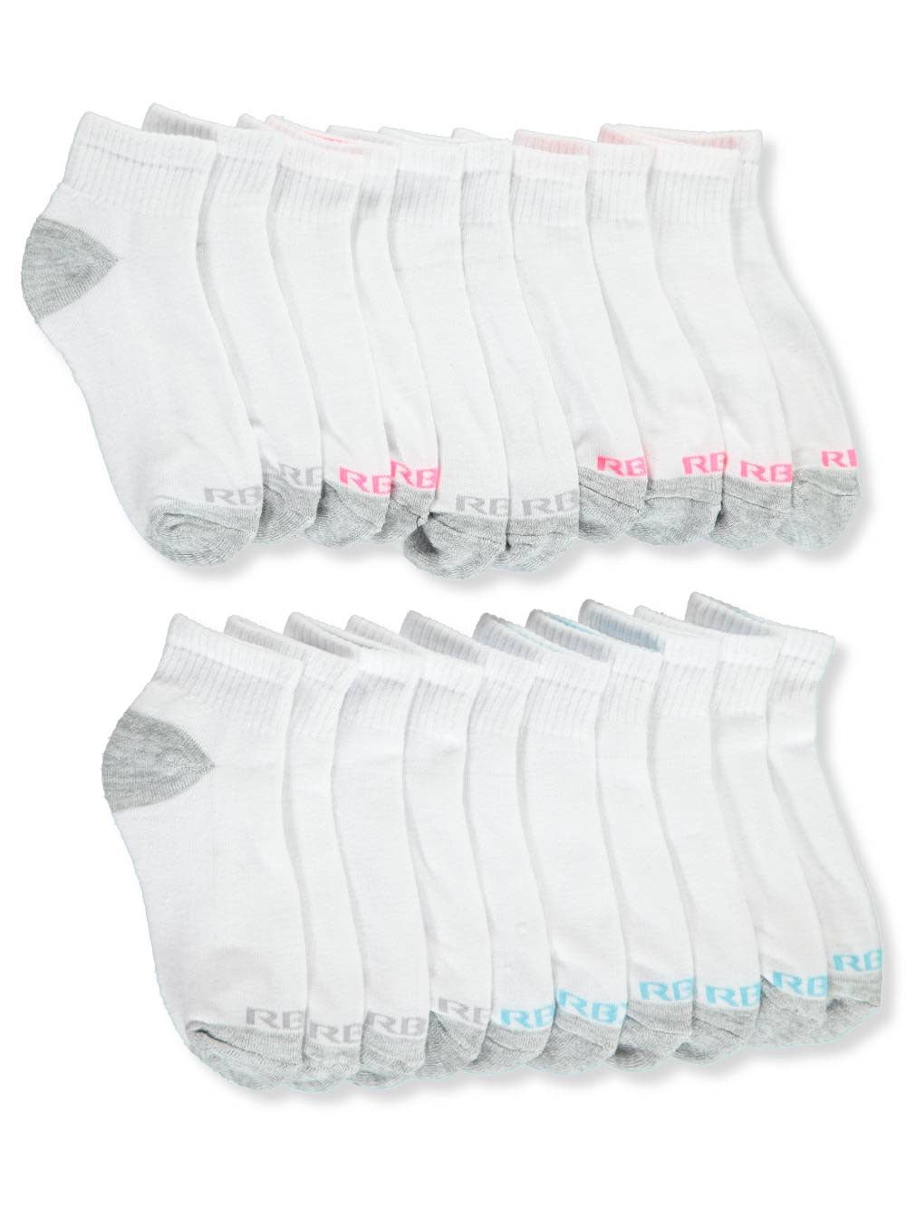 RBX Girls/' 10-Pack Ankle Socks