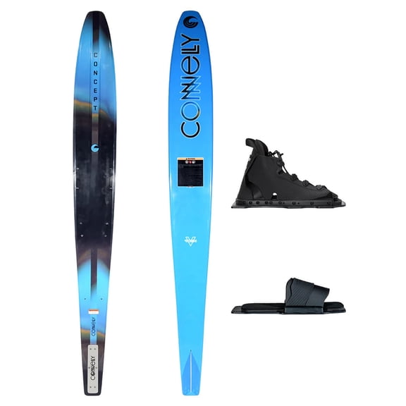 Connelly Concept Slalom Skis with Swerve Front Tempest Boots & Swerve RTP