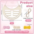 thumbnail image 2 of 1Set Bow Holder for Girls Hair Bows Bow Organizer Hair Clip Holder Headband Holder Display Wall Hanging Display Bow Hanger Clip Organizer Decor Bow Hanger for Room Door Wall, 2 of 6
