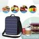 thumbnail image 4 of Disketp Purple and Blue Squares Bolsa Térmica Estampada para Almuerzo, Lonchera para Hombres y Mujeres Adultos, 4 of 7