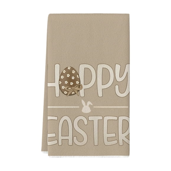Easter Polyester Platter Towel Kitchen Rag Easter Towel