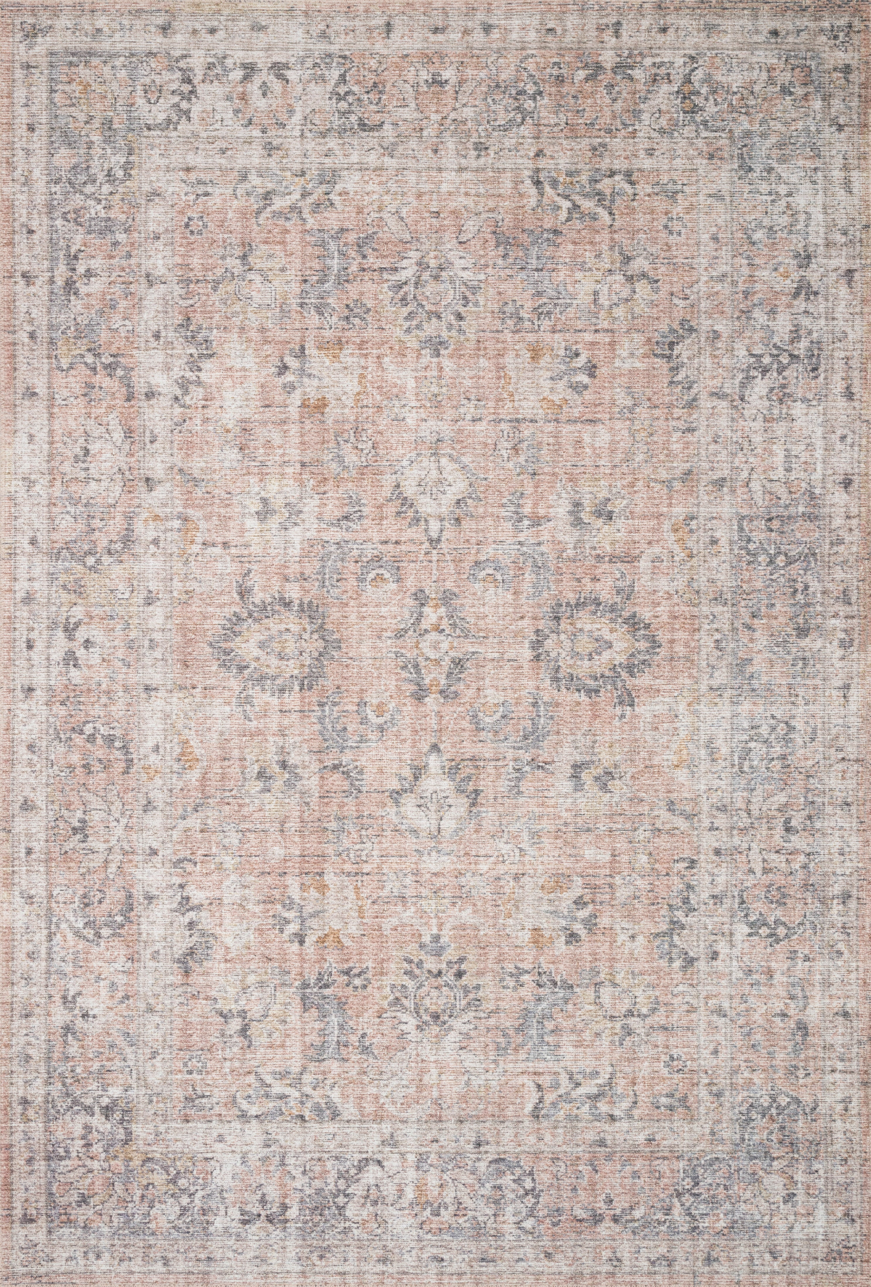 Loloi Skye Blush / Grey 2'-0" x 5'-0" Area Rug