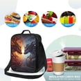 thumbnail image 4 of Pofeuu Red And White Beast Print Lunch Bag Women Insulated Lunch Box Reusable Leakproof Large Spacious Cooler Tote for Women Men, 4 of 7