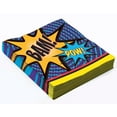 thumbnail image 1 of Superhero Comic Beverage/Cocktail Napkin Birthday Party Decor Tableware 16pc/pk, 1 of 1
