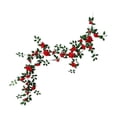 thumbnail image 2 of Guirnalda de Enredaderas de Rosas Artificiales de 180 cm con Hojas Verdes, Decoración Colgante de Flores Falsas Flexibles para Bodas, Jardines, Uso en Interiores y Exteriores, 2 of 6