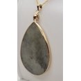 thumbnail image 5 of Natural Flash Labradorite Gold Necklace, 5 of 5