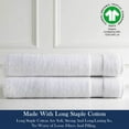thumbnail image 4 of Delara Organic Cotton Luxuriously Plush Hand Towel Pack of 2 | GOTS & OEKO-TEX Certified | Premium Hotel Quality Towels | Feather Touch Technology|650 GSM Long Staple|Soft,Quick Dry & Ultra-Absorbent, 4 of 8