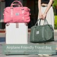 thumbnail image 2 of Womens travel bags, weekender carry on for women, sports Gym Bag, workout duffel bag, overnight shoulder Bag fit 15.6 inch Laptop (Large, Olive Green), 2 of 4