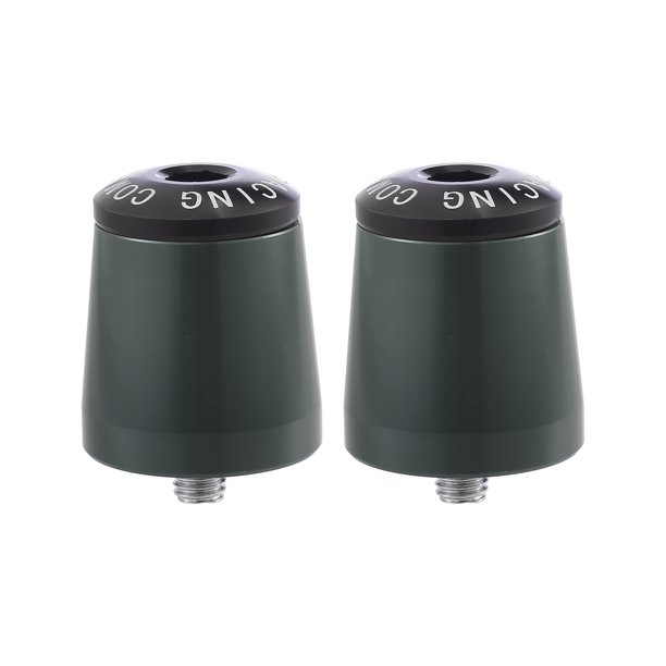 Tapones para Manillar de Motocicleta Unique Bargains 7/8' 22mm Negro Gris