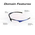 thumbnail image 2 of Maxx Domain Golf Sport Riding Sunglasses Black Bronze Frame with High Definition Polarized Amber lens, 2 of 2