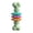 Green, variant on Green Green Bone Shaped Pet Chew Toy For Dogs Teeth Cleaning Toy For Small Medium Large Dogs Teething Play Grinding