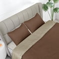 thumbnail image 2 of Juego de colcha reversible Easy-Going Full/Queen, marrón y beige, 2 of 7