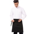 thumbnail image 1 of Servidor Apron Chef Works Half Bistro, negro, tamaño único, 48 x 70 cm, 1 of 4