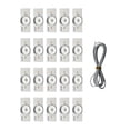 thumbnail image 1 of Cateissary Lámpara de luz LED práctica con perlas de diodo emisor de luz - Múltiples usos con perlas de luz óptica Luz LED duradera Electrónica miscelánea 3V 50PCS+línea, 1 of 6