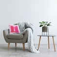 thumbnail image 3 of Stupell Industries Pink Kissing Gummy Candy Square Decorative Printed Throw Pillow, 18 x 18, 3 of 4