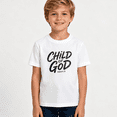 thumbnail image 2 of Boys Graphic T Shirt Child Of God Psalm Quote Short Sleeve Tee Faith Religious Style 100% Cotton Soft Kids Tops 4-13Y, 2 of 5