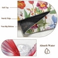 thumbnail image 6 of Round Rugs 7Ft, Spring Floral Round Area Rug Washable Indoor Throw Carpet, Summer Botanical Birds Colorful Flowers Large Non Slip Circle Rug for Dining Room Playroom Home Decor Aesthetic, 6 of 8