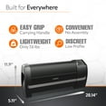 thumbnail image 5 of Lasko 12" 1500 Watt Low Profile Silent Space Heater with Timer, Black, RL12720, 5 of 12