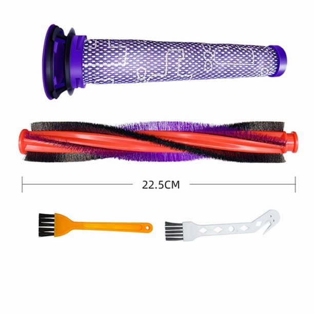 Para Dy*son V6 Animal / DC59 / DC62 / SV03 / SV073 Rodillo 185 mm 225 mm Barra de Cepillo Principal Pre Filtro Repuesto Pieza de Repuesto