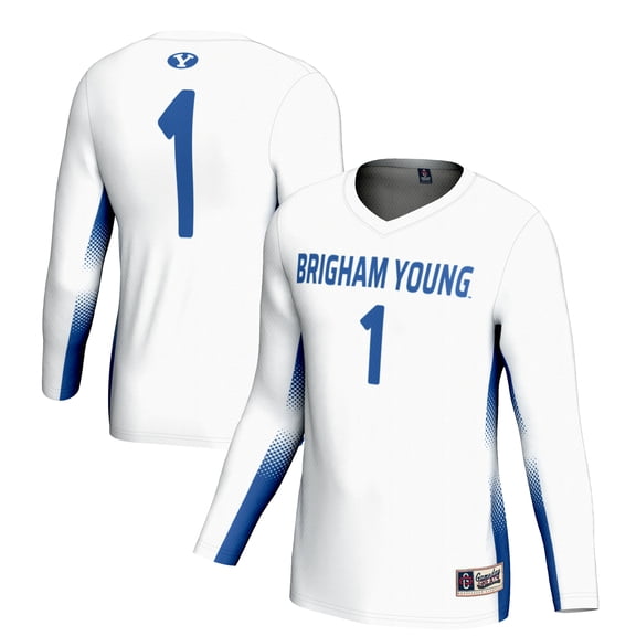 Youth GameDay Greats #1 White BYU Cougars Lightweight Women's Volleyball Jersey