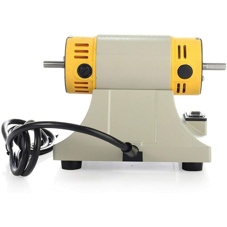 Bench Grinder Jewelry Polisher Polishing Machine + Dust Collector Grinding  Motor
